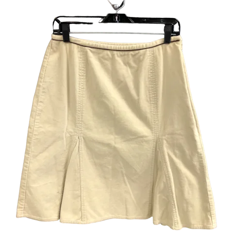 Skirt Midi By Loft In Beige, Size: 8