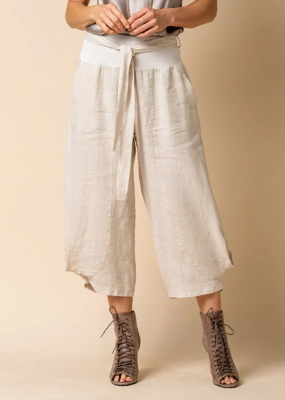 Addison Linen Pants in Latte