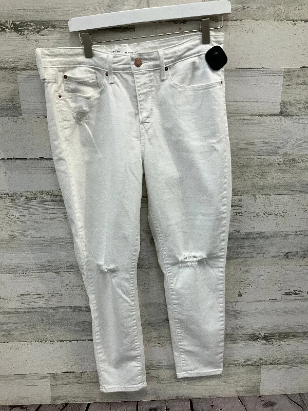 Jeans Cropped By Levis Signature In White, Size: 12