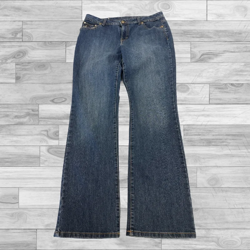 Jeans Straight By Style And Company In Denim Blue, Size: 12