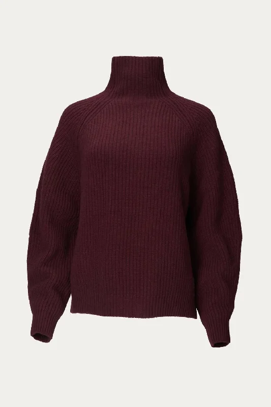 Fiona Sweater In Burgundy