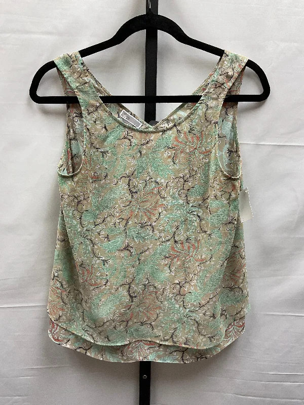 Floral Print Top Sleeveless Chelsea 28, Size S