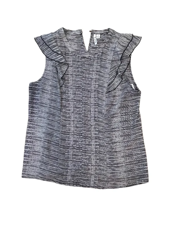 Striped Pattern Top Sleeveless Elle, Size M