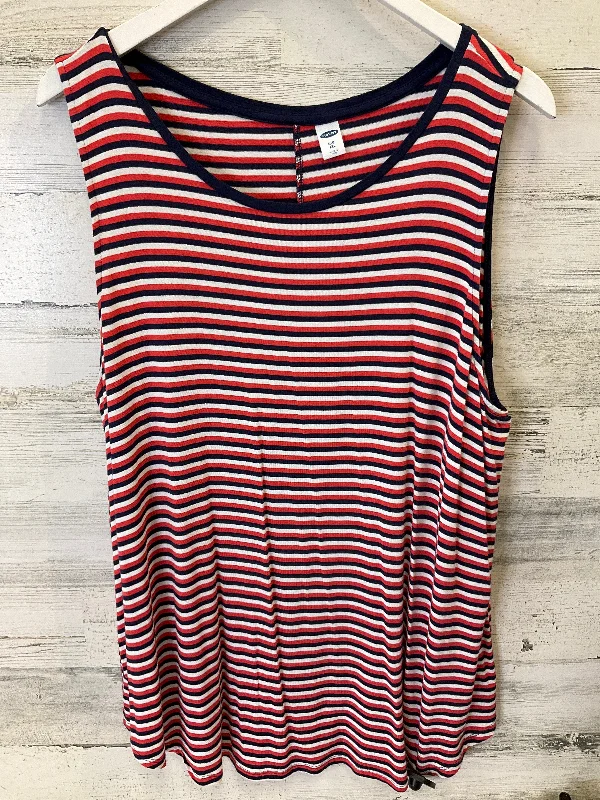 Striped Pattern Top Sleeveless Old Navy, Size Xxl