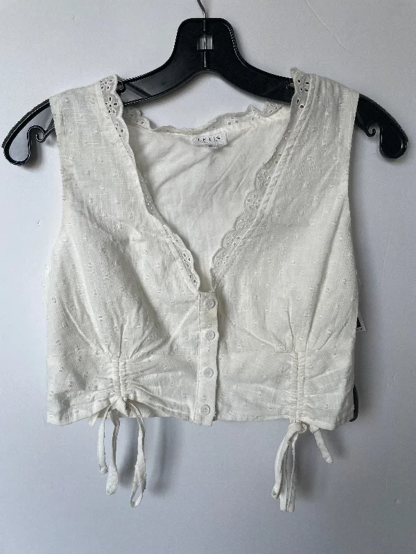 White Top Sleeveless Le Lis, Size S