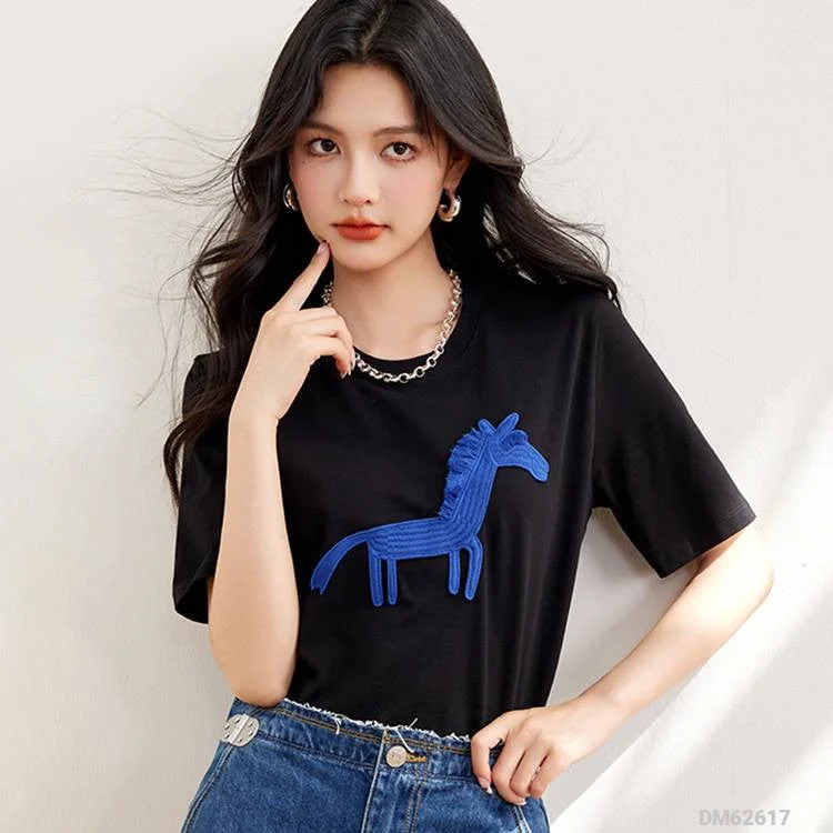 Black blue horse