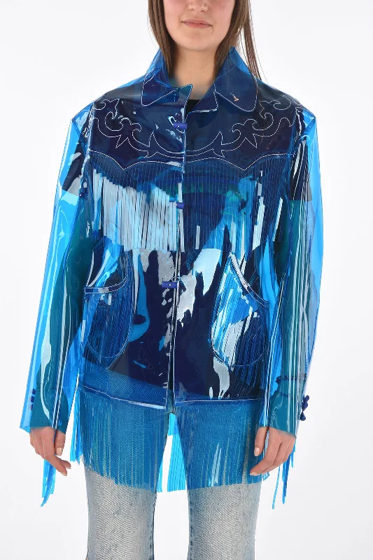 Maison Margiela fringed pvc western jacket