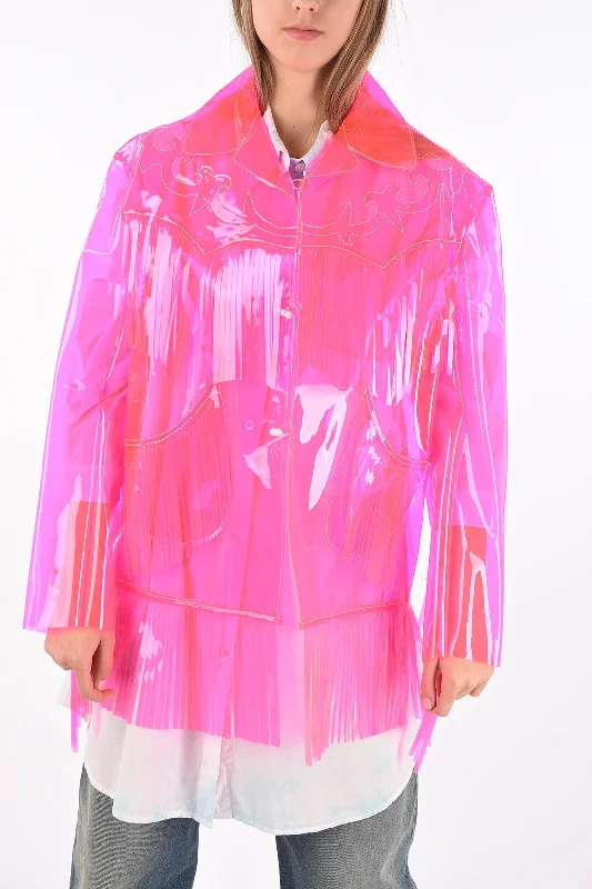 Maison Margiela fringed pvc western jacket