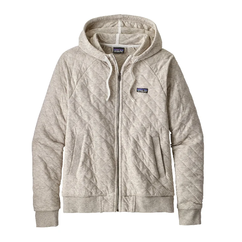 W's Organic Cotton Quilt Hoody