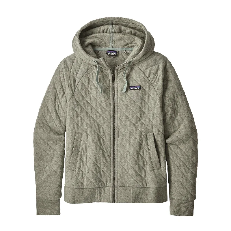 W's Organic Cotton Quilt Hoody