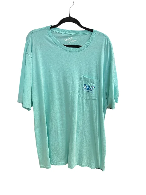 Top Short Sleeve By Vineyard Vines In Blue, Size: 2x