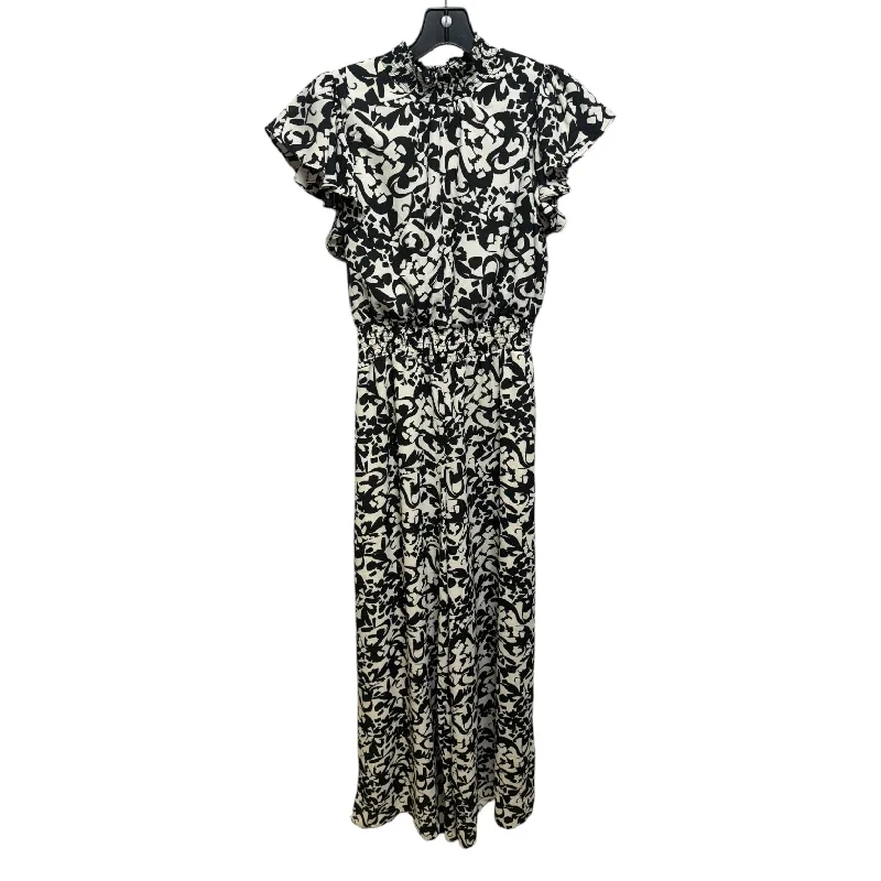 Jumpsuit By 1.state In Black & Cream, Size: S