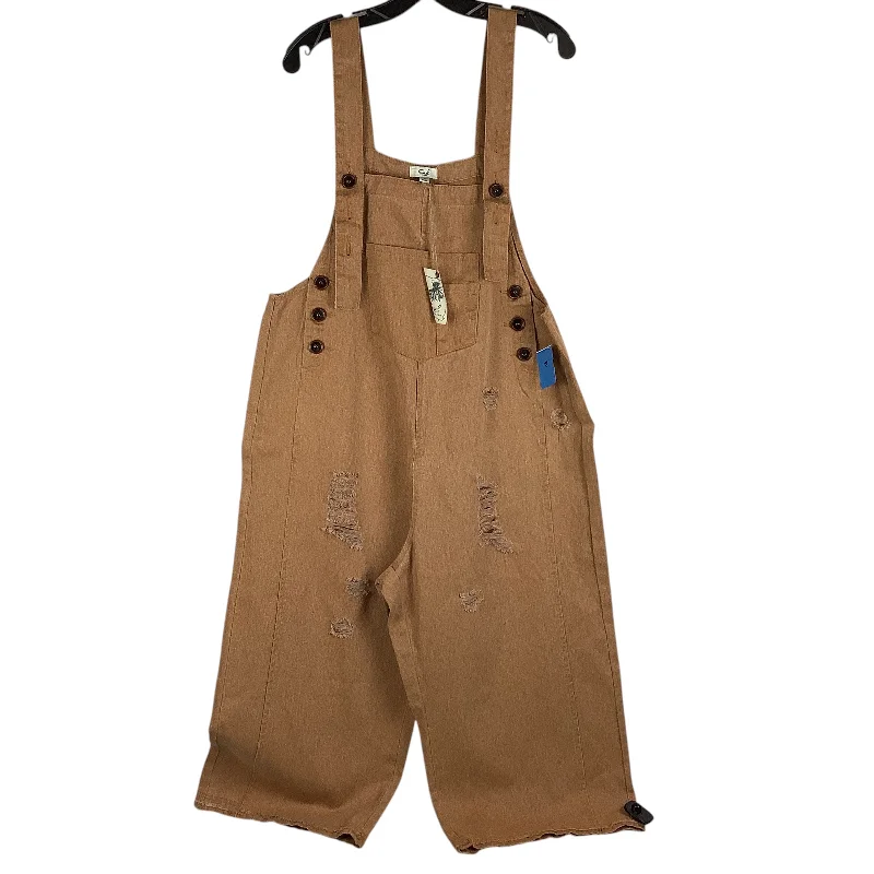 Jumpsuit By Easel In Brown, Size: M