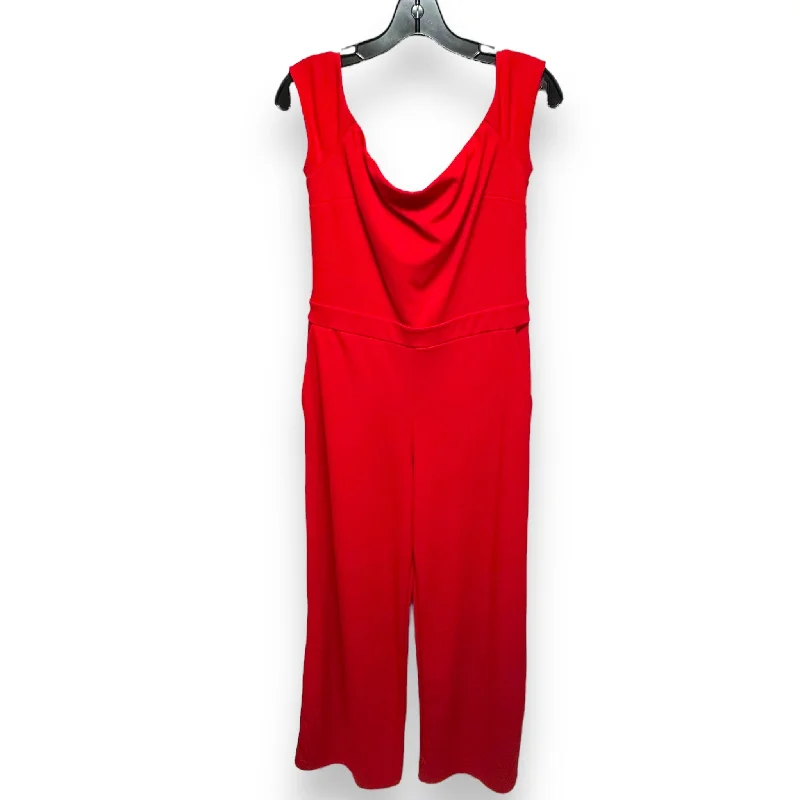 Jumpsuit By Express In Red, Size: M