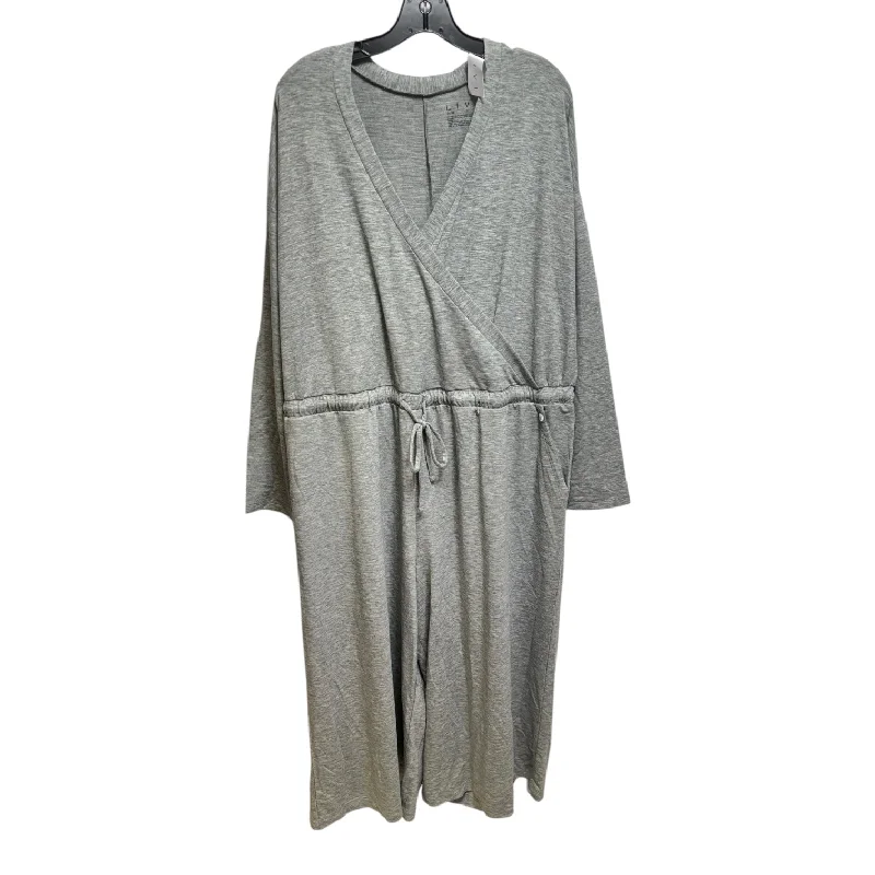 Jumpsuit By Livi Active In Grey, Size: 26