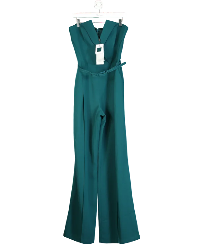 Nadine Merabi Green Vanessa Jumpsuit UK 14