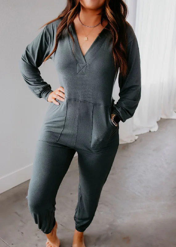 Shellie Hooded Lounge Jumpsuit