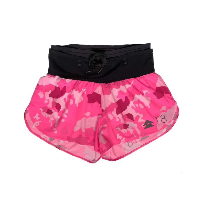 T8 Women's Sherpa Shorts v2 (Pink Camo)